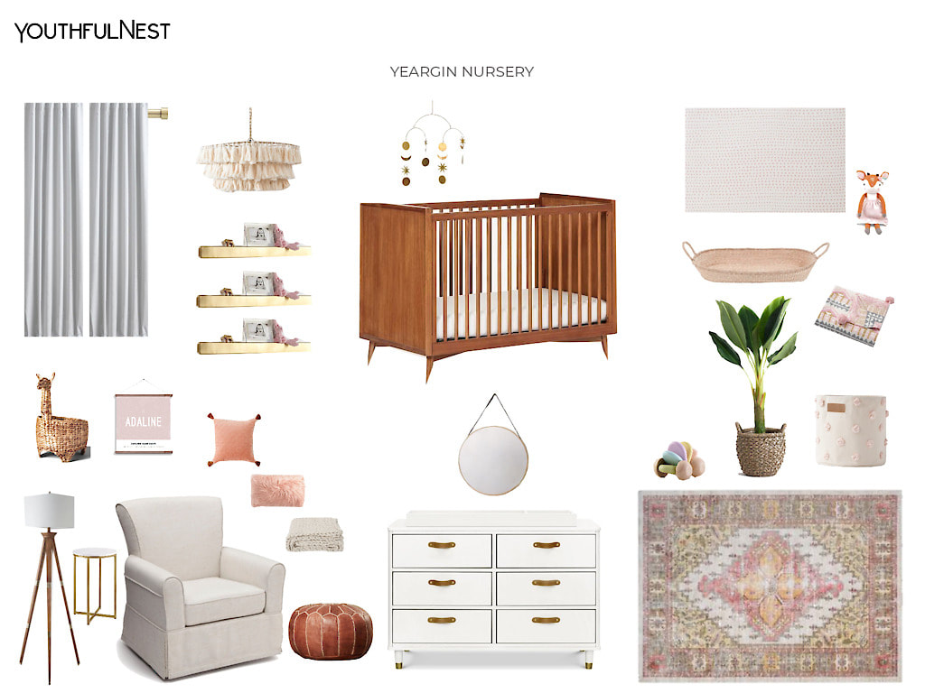 Nordic room design for nursery and kids room