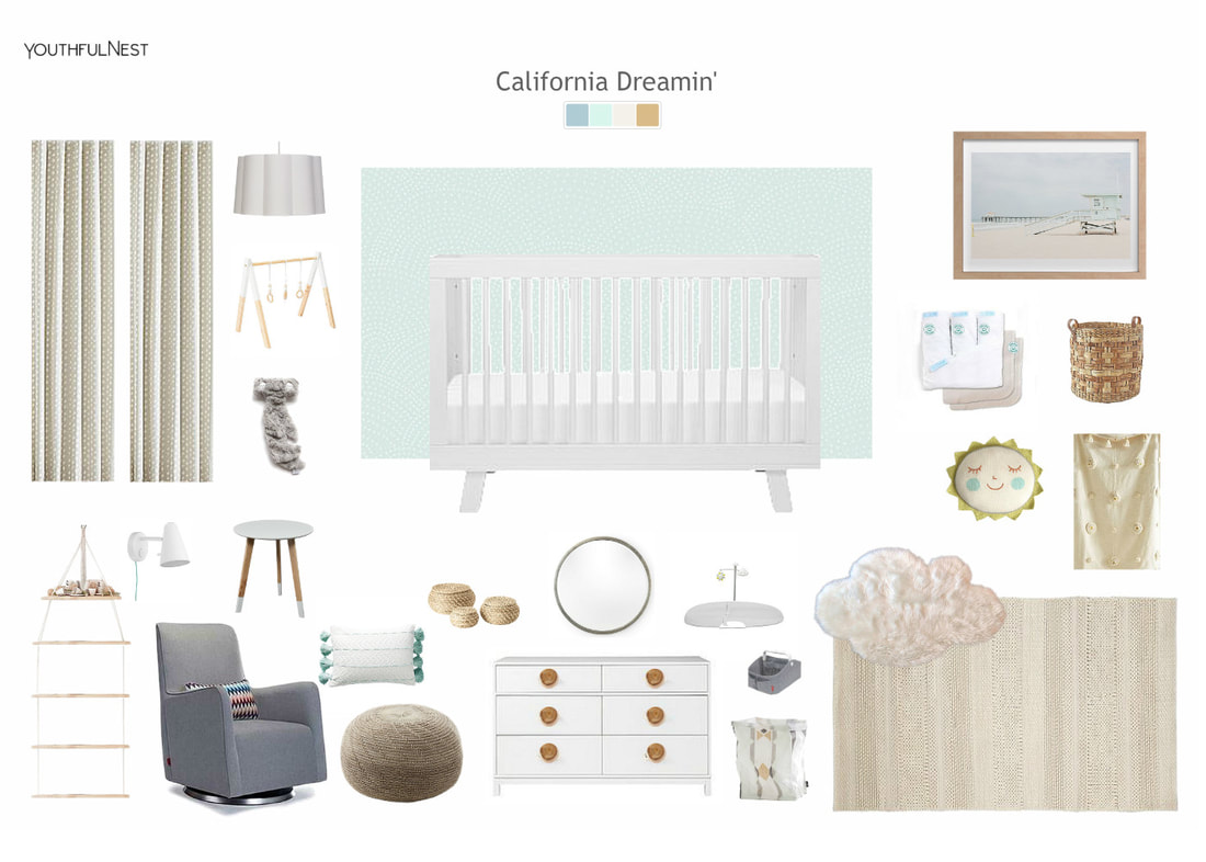 Nursery design and product selection by YouthfulNest