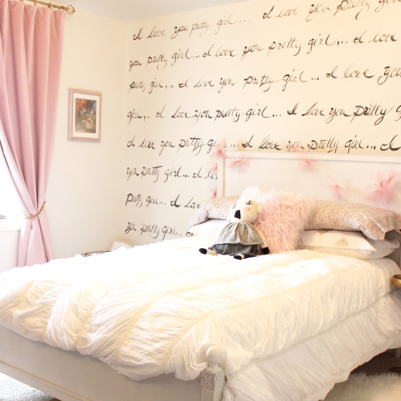 Big girl pink bedroom